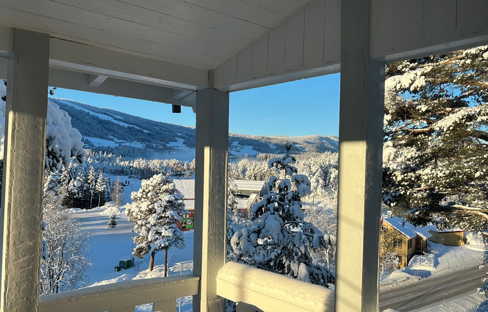 View From The Veranda Furulund Pensjonat Røn